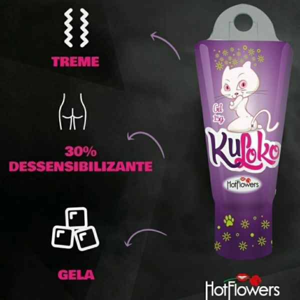 Kuloko Gel Excitante Anal 15G Hot Flower (Imagem Principal)