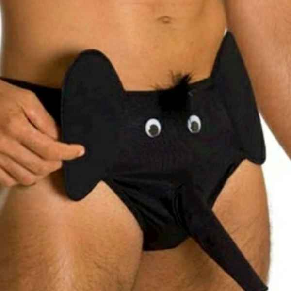 Cueca Sexy Elefante Com Tromba Sapeka cor vermelho (Imagem Principal)