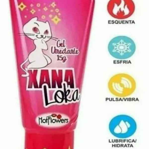 Xana Loka Gel Excitante Vibrações 15G Hot Flowers (Imagem Principal)