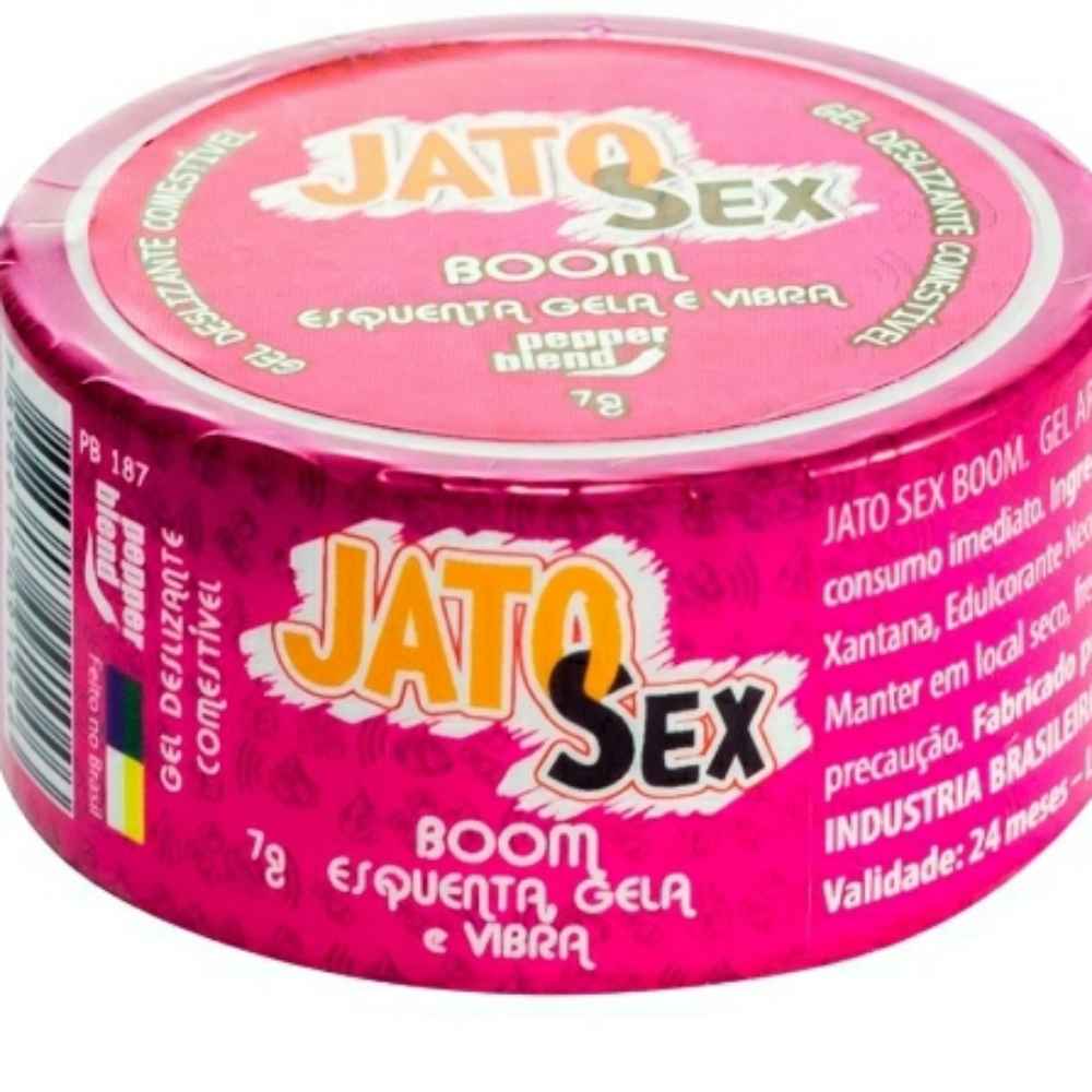 Jato Sex Boom Esquenta Gela E Vibra Gel 7G Pepper Blend (Imagem Principal)