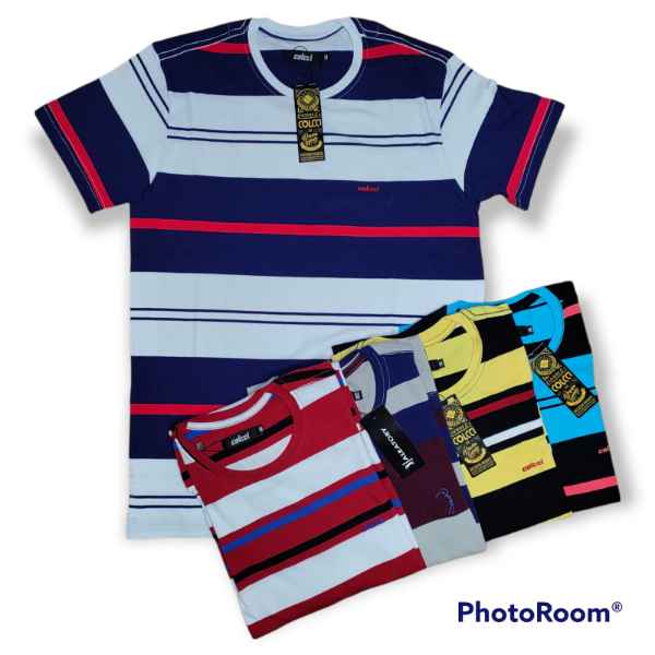Camisetas Premium Listradas ATACADO (Imagem Principal)