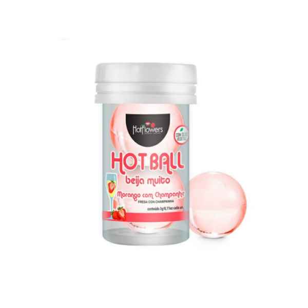 Hot Ball Beija Muito Morango com Champanhe - Hot Flowers (Imagem Principal)