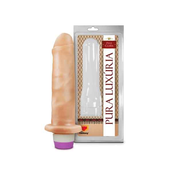 Prótese Com Vibro Pura Luxúria 18,x4,4cm - Sexy Fantasy (Imagem Principal)