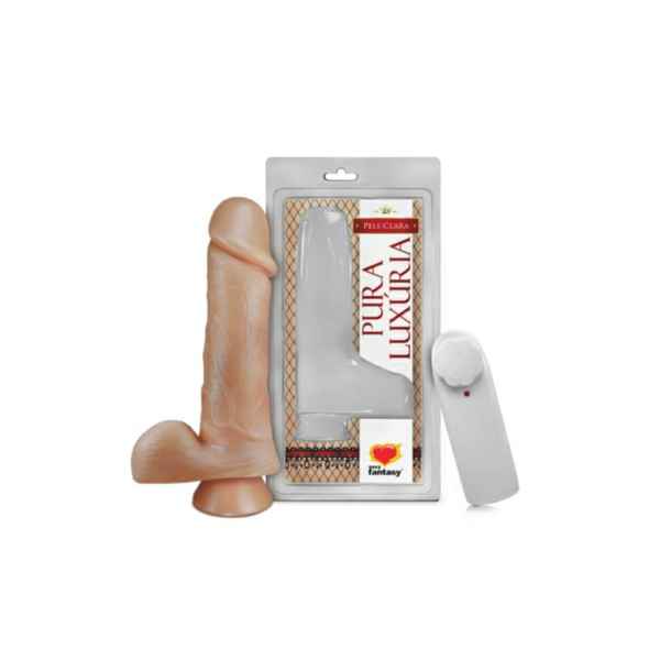 Prótese Com Vibro Pura Luxúria 18x4,4cm - Sexy Fantasy (Imagem Principal)