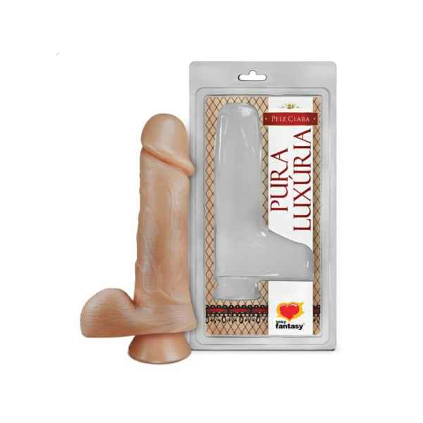 Prótese Sem Vibro Pura Luxúria 16,2x4,4cm - Sexy Fantasy (Imagem Principal)