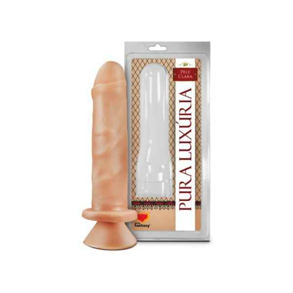 Prótese Sem Vibro Com Ventosa Pura Luxúria 18,x4,4cm - Sexy Fantasy (Imagem Principal)