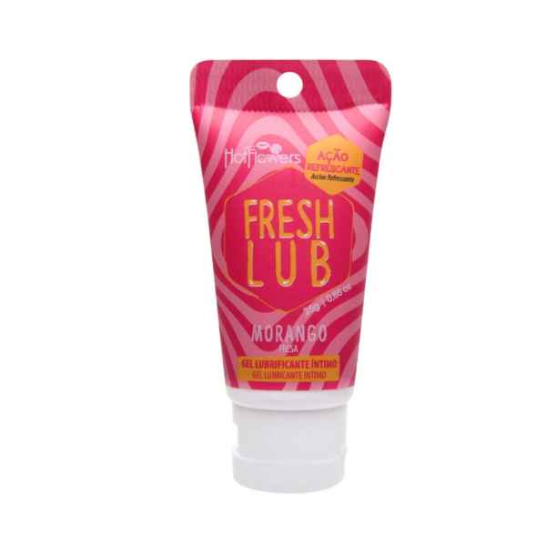Fresh Lub Morango - Hot Flowers (Imagem Principal)