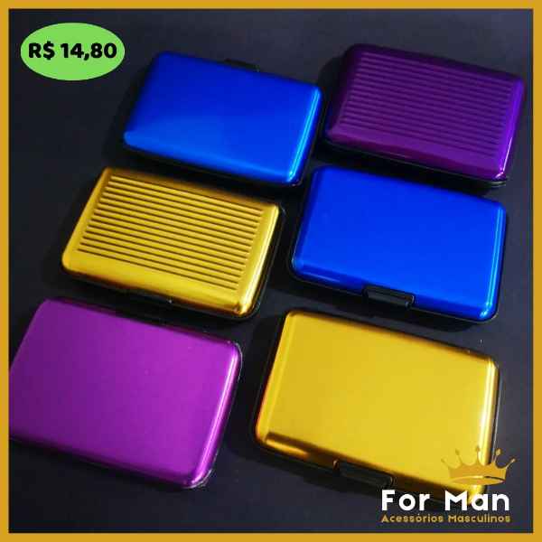 Porta Cartão Alumínio  (Imagem Principal)