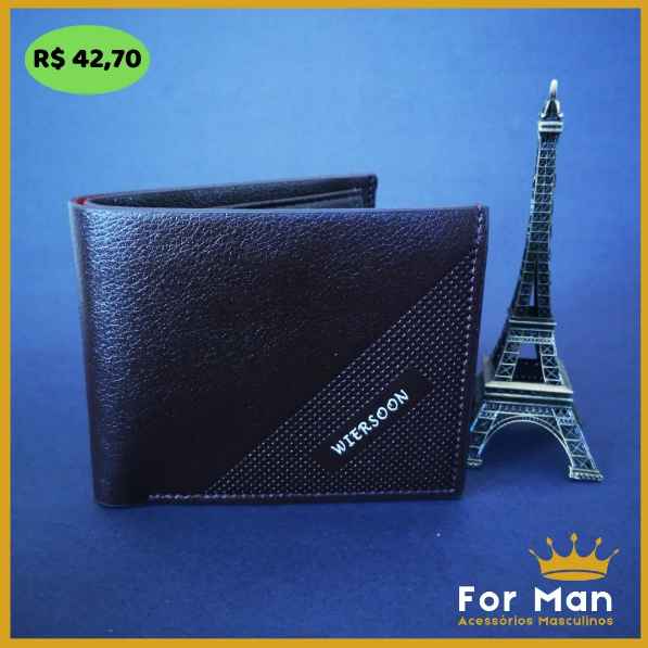 Carteira Masculina em Couro  (Imagem secundária 1)