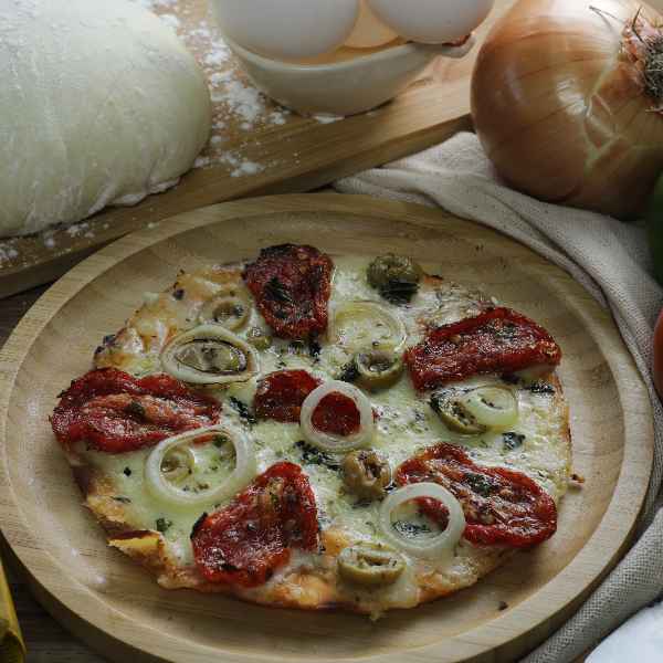 Pizza Mussarela e Tomate Seco Gr 8 pdçs (Imagem Principal)
