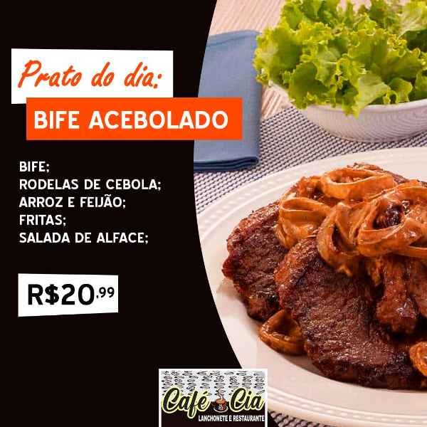 TODOS OS DIAS - Bife Acebolado (Imagem Principal)