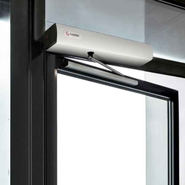 Porta Automática Pivotante (Imagem Principal)