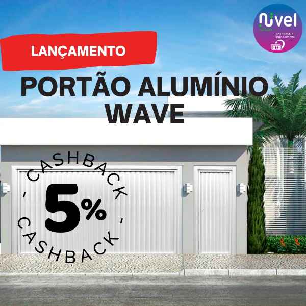 Portão Basculante Alumínio Weve  (Imagem Principal)