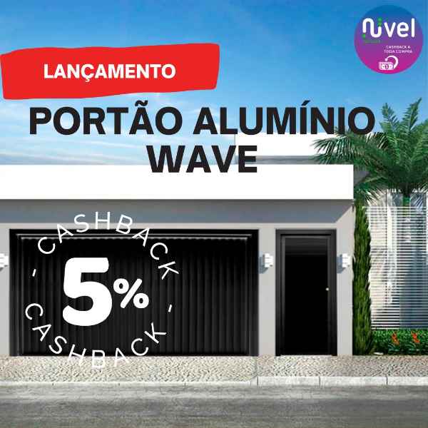 Portão Basculante de Alumínio Weve (Imagem Principal)