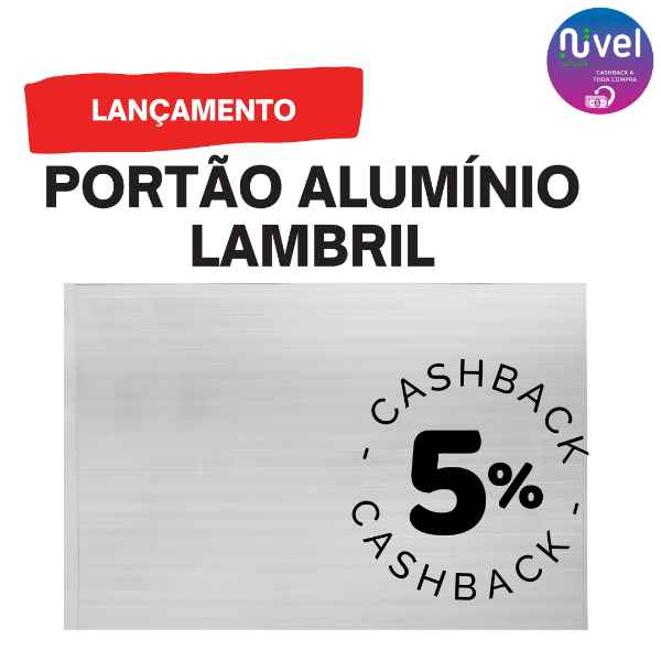 Portão Basculante em Alumínio (Imagem secundária 1)