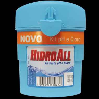 Kit Teste do Ph e Cloro Hidroall (Imagem Principal)