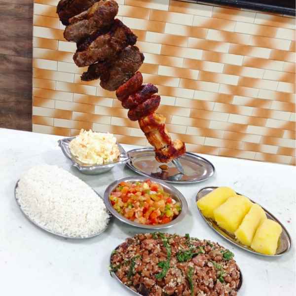 Espeto MISTO - Serve até 6 pessoas. (Imagem Principal)