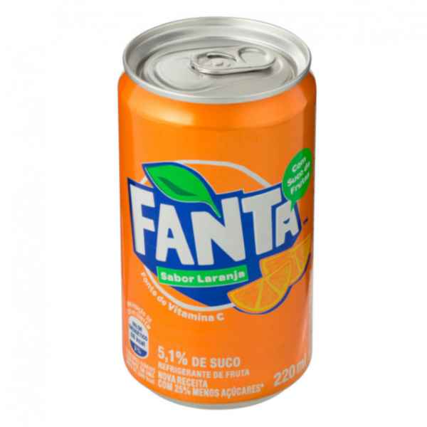 Refrigerante Fanta Laranja lata Mini (Imagem Principal)