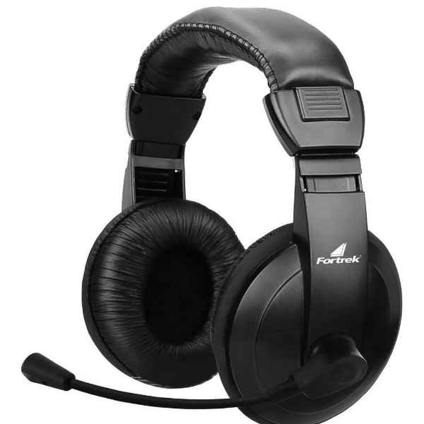 Fone de ouvido Fortrek HSL-102 preto (Imagem Principal)