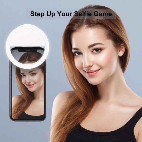 Clipe Anel Luz Pra Selfie Ring Light Flash Celular Universal (Imagem Principal)