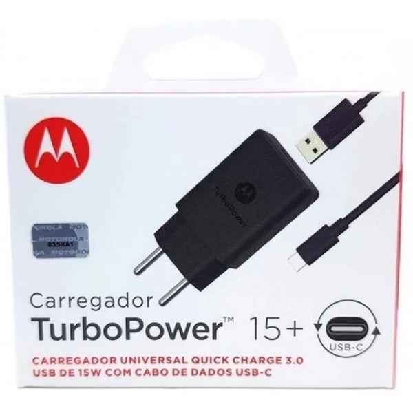 Carregador Motorola Turbo Original Selo Anatel Tipo C e V8 (Imagem Principal)