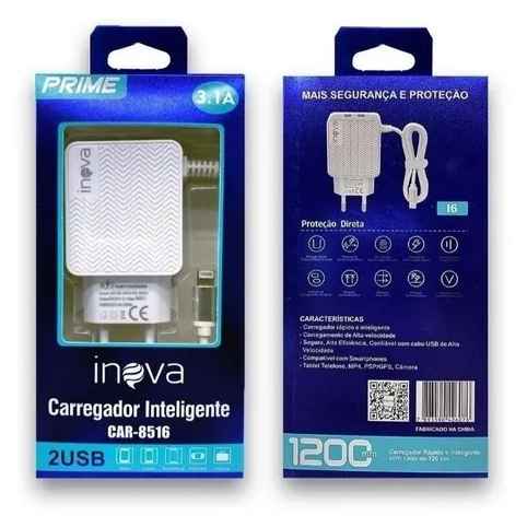 Carregador duplo usb v8 (Imagem Principal)