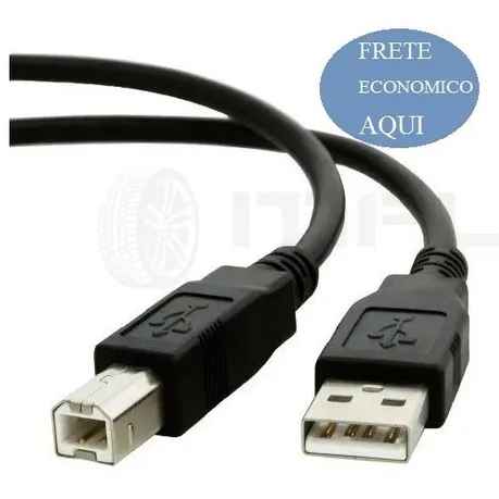 Cabo Usb 2.0 Impressora Universal Epson Hp 1,8 M (Imagem Principal)