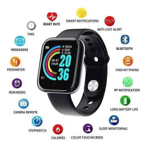 Relógio Inteligente Smart Digital Led Esportivo (Imagem Principal)