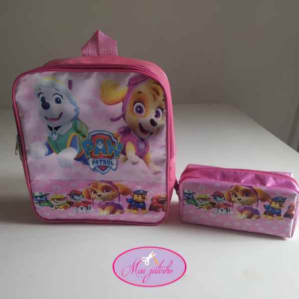 Kit bolsa escolar mais Estojo  (Imagem Principal)