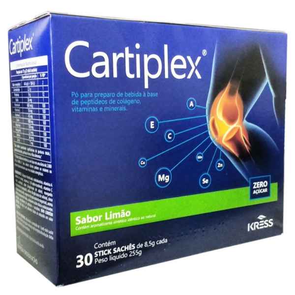 Cartiplex Colágeno Hidrolisado Limão c/30 Sachês de 8,5g (Imagem Principal)