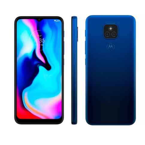 Smartphone Motorola Moto E7 Plus 64GB Azul Navy - 4G Octa-Core 4GB RAM 6,5” Câm. Dupla + Selfie 8MP (Imagem Principal)