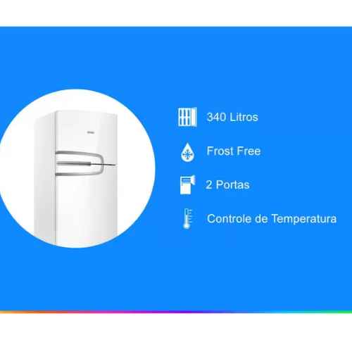 Geladeira/Refrigerador Consul Frost Free Duplex - Branca 340L CRM39ABBNA (Imagem Principal)