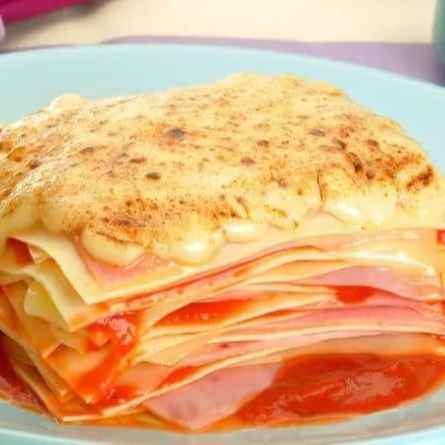 Lasanha de Presunto e Queijo - 400 gramas (Imagem Principal)