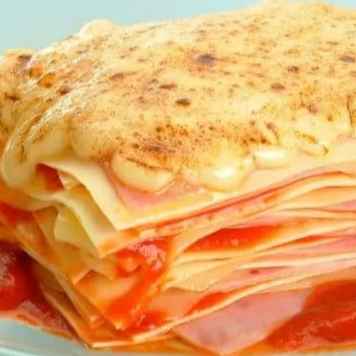 Lasanha de Presunto e Queijo - 800 gramas (Imagem Principal)