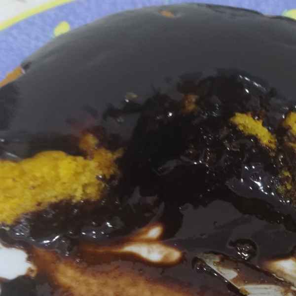 Bolo de Cenoura com calda de chocolate (Sem Glúten, sem Lactose e Vegano) (Imagem secundária 1)