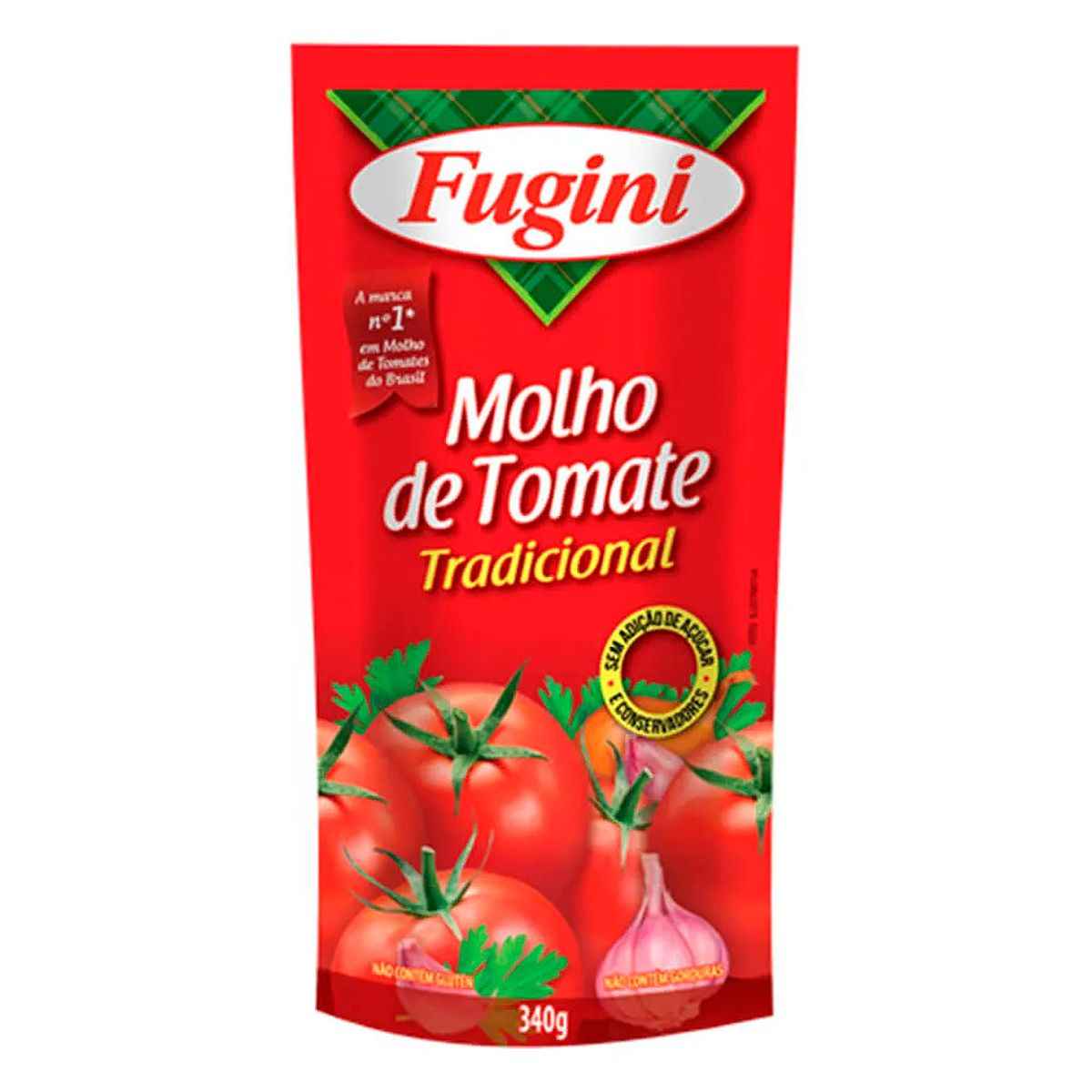Molho de tomate Fugini Tradicional 340g (Imagem Principal)