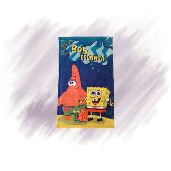  Toalha Toalhinha Bob Esponja Mão e Rosto 30 X 50 Cm (Imagem Principal)