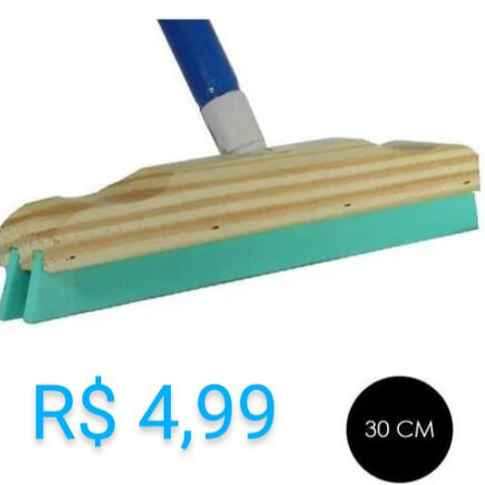 RODO DE MADEIRA 30 CM (Imagem Principal)