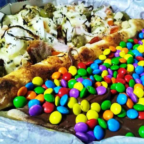 Pizza Meio a Meio Doce & Salgado (Imagem Principal)