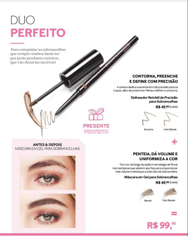 Delineador Retrátil para sobrancelhas e Mascara em gel para sobrancelhas Mary kay (Imagem Principal)