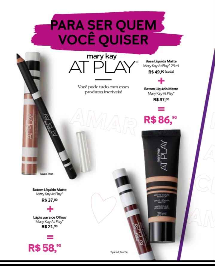 Mary Kay AT PLAY (Imagem Principal)