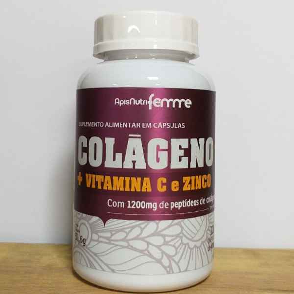 COLÁGENO + VITAMINA C e ZINCO APISNUTRI (Imagem Principal)