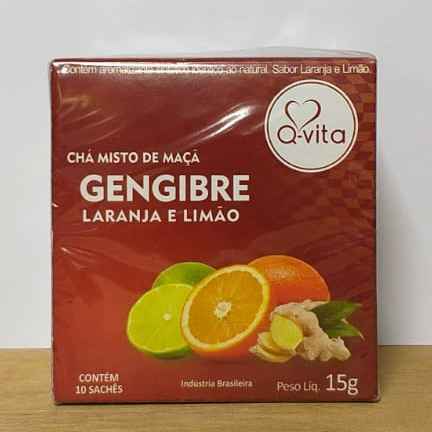 CHÁ MISTO DE MAÇÃ, GENGIBRE, LARANJA E LIMÃO QVITA (Imagem Principal)