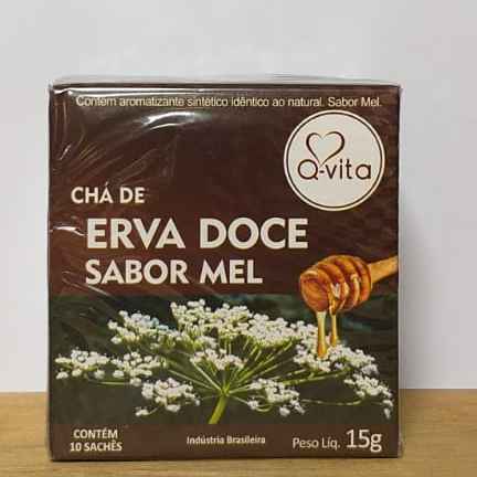 CHÁ DE ERVA DOCE SABOR MEL QVITA (Imagem Principal)