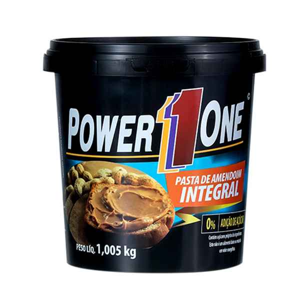 PASTA DE AMENDOIM INTEGRAL POWER ONE 1,005KG (Imagem Principal)