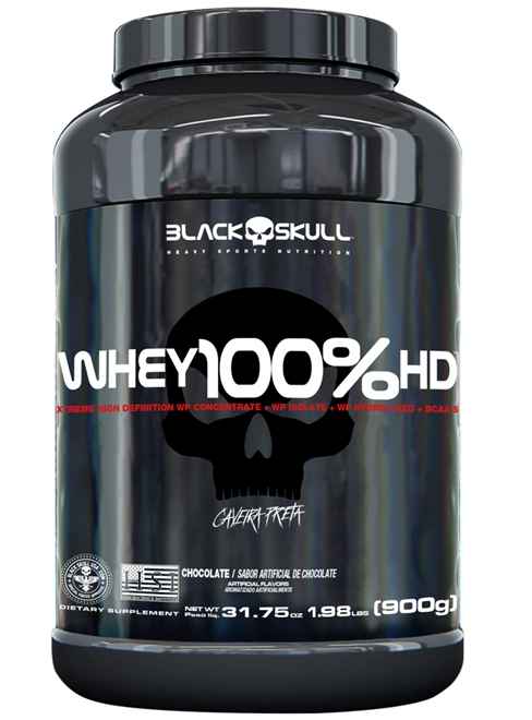 WHEY 100%HD 900G BLACK SKULL (Imagem Principal)