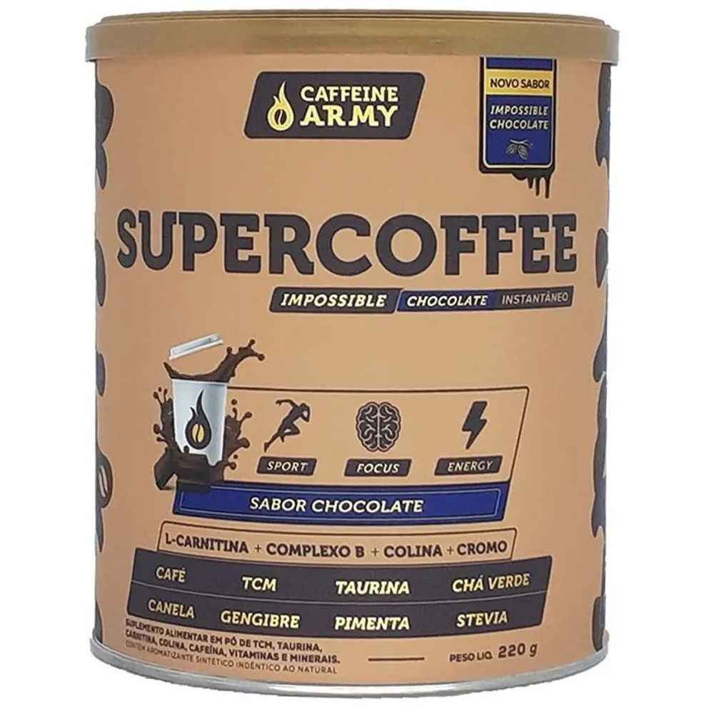 SUPERCOFFEE SABOR CHOCOLATE 220G (Imagem Principal)