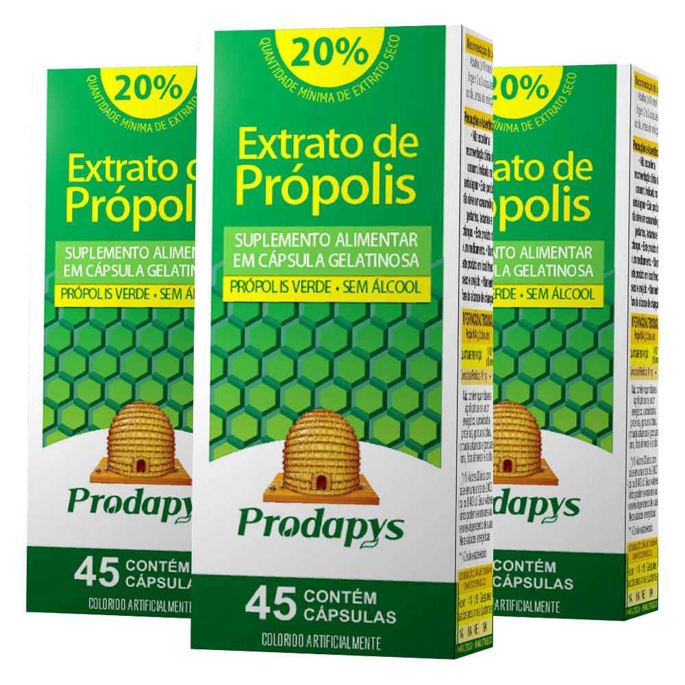 EXTRATO DE PRÓPOLIS VERDE SEM ALCOOL EM CAPSULA (Imagem Principal)