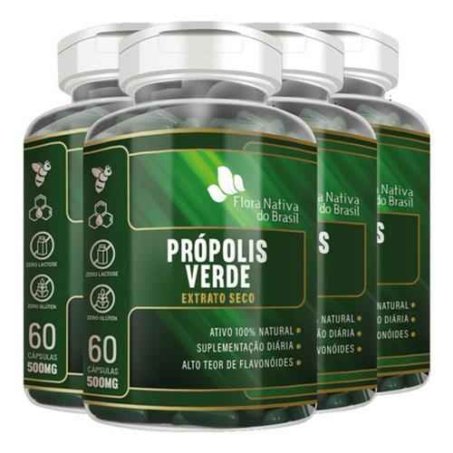 EXTRATO DE PRÓPOLIS VERDE EM CAPSULA DE 500MG 60UND (Imagem Principal)