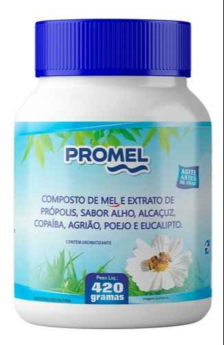 COMPOSTO DE MEL E EXTRATO DE PROPOLIS, SABOR ALHO, ALCAÇUZ, COPAIBA, AGRIÃO, POEJO E EUCALIPTO. (Imagem Principal)